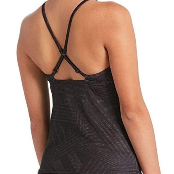NWT Women's Nike Swim Dazzle Tankini- Size Medium - Picture 3 of 7